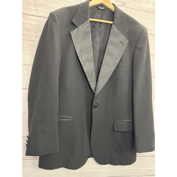 Vintage Bliss Blass Men's Wool Blazer 100% Pure Wool Large/XL Elegant Wear - Picture 3 of 16